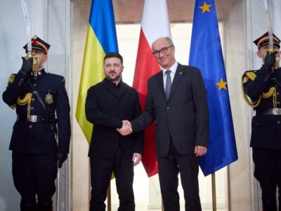 Оборонна співпраця та санкції проти рф: Володимир Зеленський зустрівся з маршалком Сейму Польщі  