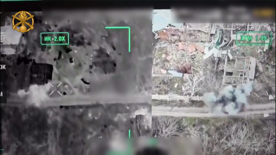 Дрони розбомбили ворожу диверсійно-розвідувальну групу  