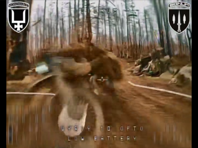 Акробат на мотоциклі — ворожий штурмовик спробував втекти від нашого дрона ризикованим фінтом  