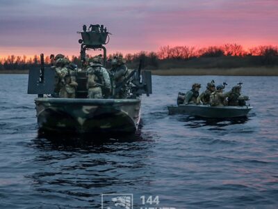 Спецпризначенці 144-го центру ССО готуються до операцій на воді  