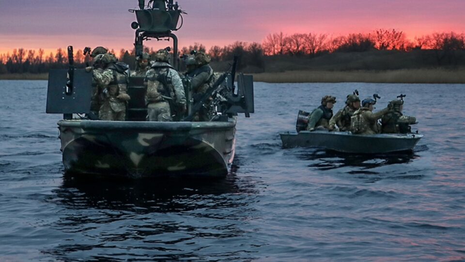 Спецпризначенці 144-го центру ССО готуються до операцій на воді  