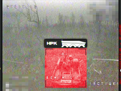 Наземний роботизований брухт — на Запоріжжі уразили ворожий нелітаючий дрон  