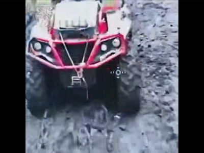 На Сумщині спалили цілу колону російських квадроциклів  