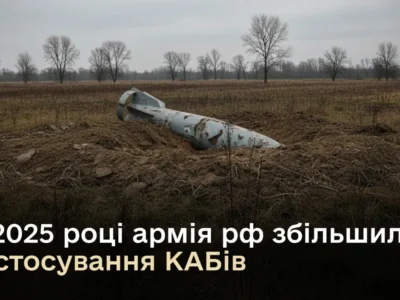 За 11 місяців росія скинула майже 44 000 КАБів  