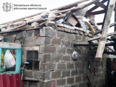 Ворог атакував Запорізьку область дронами, авіацією та артилерією: пошкоджено цивільну інфраструктуру  
