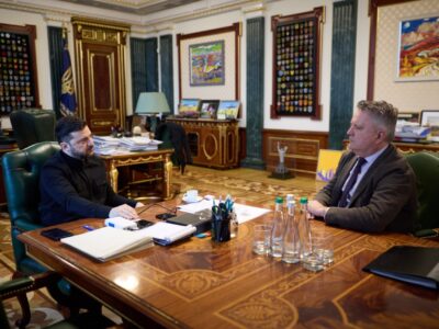 Президент провів робочу зустріч із Сергієм Кислицею: узгодили напрями переговорів зі США  