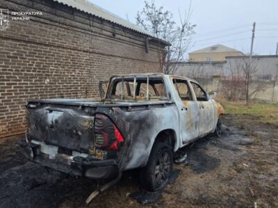 У Краматорську арештовано чоловіка, який підпалив автомобіль військовослужбовців  