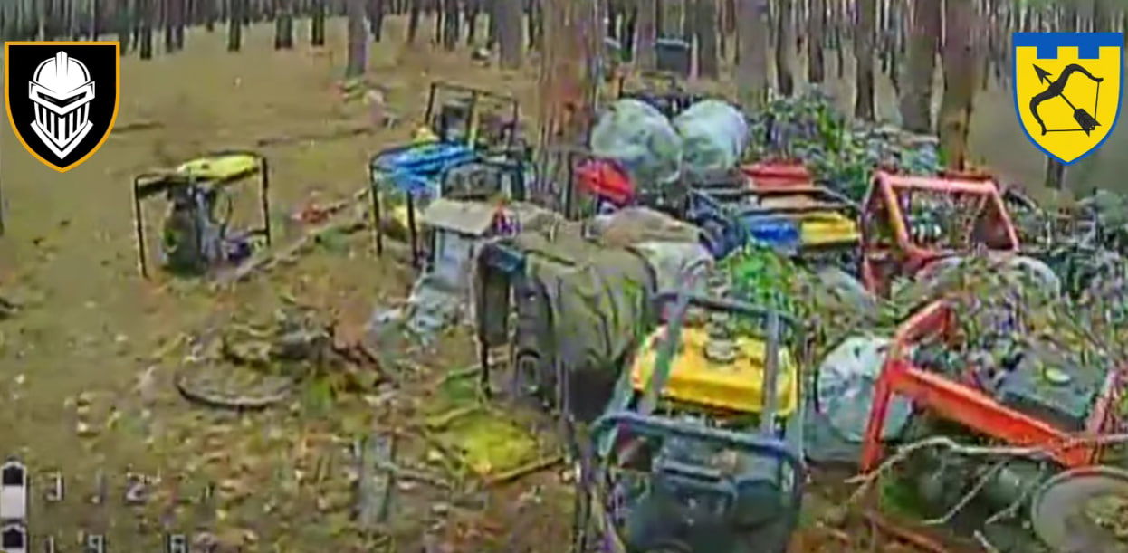 Генератори під соснами й «мавіки» в сітці — робота дронів Сил оборони на Харківщині