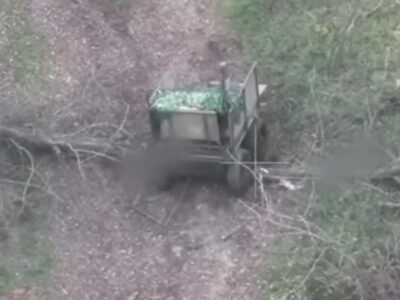 «Зрив був добрячий»: на Олександрівському напрямку знищили наповнений мінами НРК росіян  