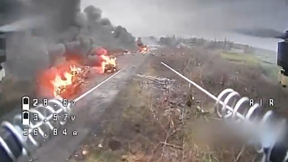 Сили оборони спалили російську колону на Покровському напрямку  