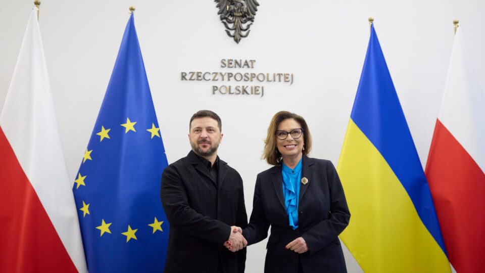 Президент обговорив із маршалкинею Сенату Польщі санкції проти рф та роботу для досягнення миру  