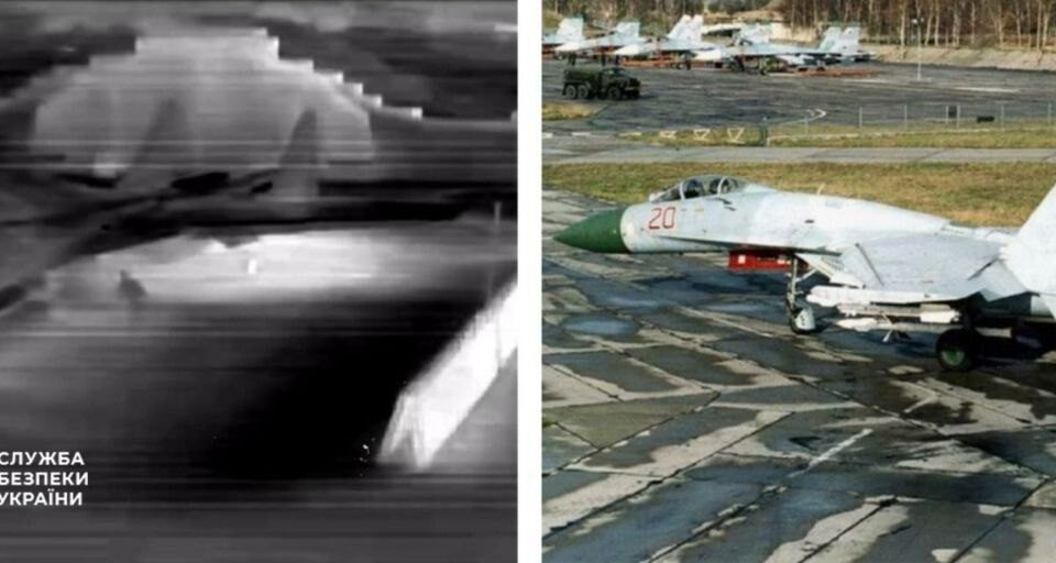 Удар на $70 млн — уражено два російські літаки Су-27 на кримському аеродромі Бельбек  