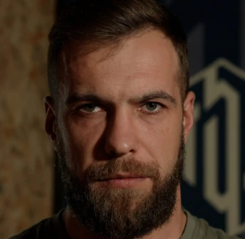 Colombian volunteers, “Shkval” Assault Troopers, and the Brigade Commander on the fro...