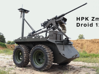 Парк НРК Сил оборони України поповнив броньований кулеметник Zmiy Droid 12.7  