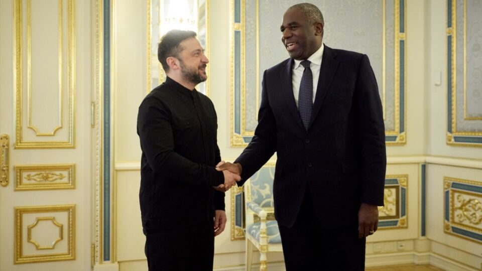 Енергетична підтримка та посилення санкцій проти росії: Володимир Зеленський зустрівся з Девідом Ламмі  