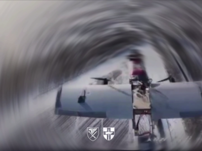 Летить, але не долітає — оператори зенітних дронів влаштували ворогу дронопад  