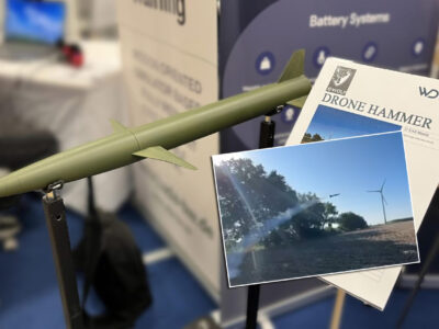 Замість зенітного дрона — мініракета: німецький стартап представив реактивний антидроновий засіб ціною в €2,5 тис. за постріл  