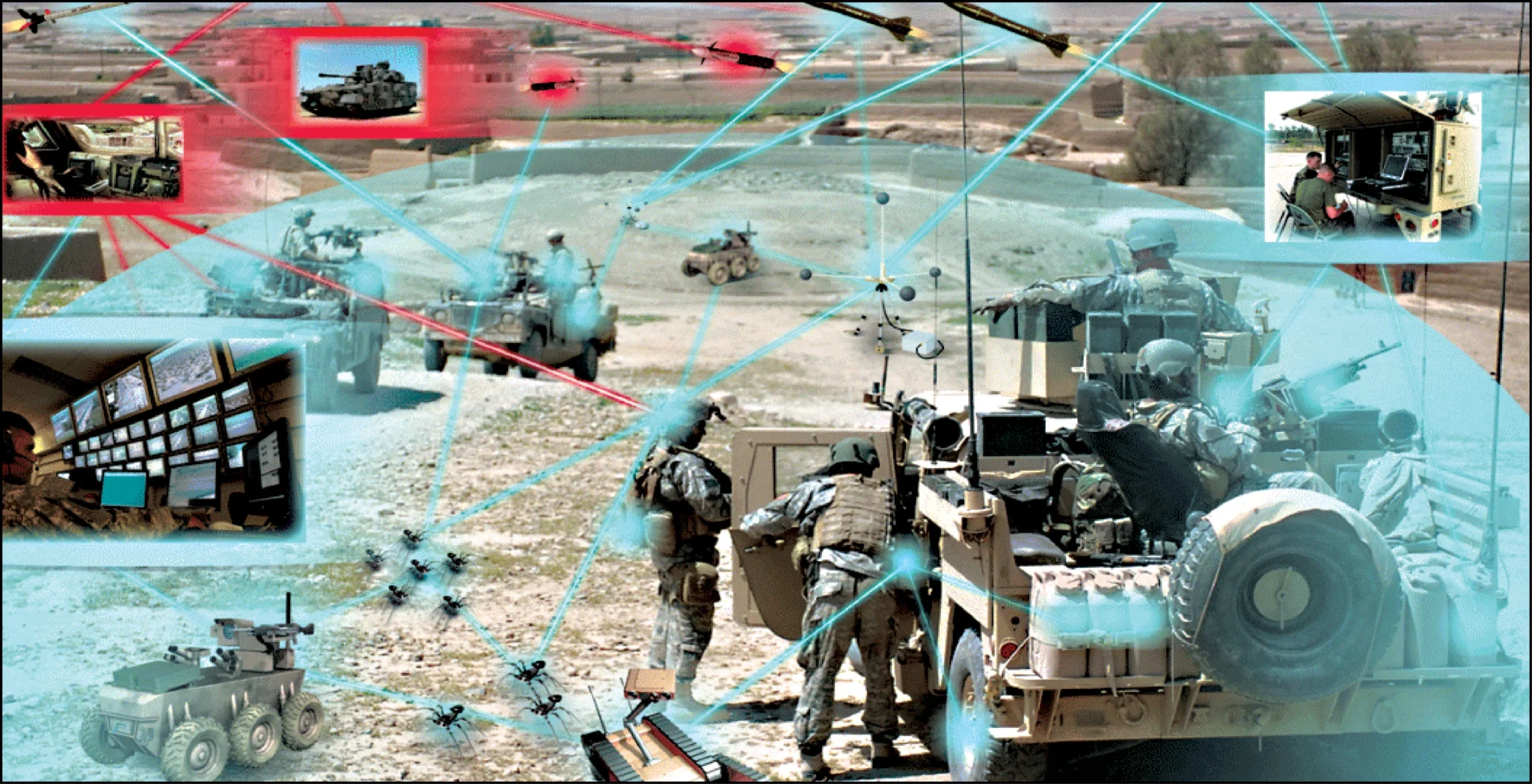 Сенсорні мережі сучасного поля бою. Візуалізація Military Technology