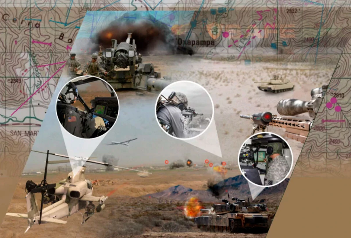 Сенсорні мережі сучасного поля бою. Візуалізація Safe Shoot Ltd. graphic