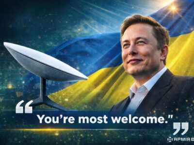 Ілон Маск відреагував на запит Міністра оборони України щодо обмежень на використання росіянами Starlink для БПЛА  