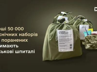 Військові шпиталі отримали 50 000 гігієнічних наборів для поранених, з них 2000 — жіночі  