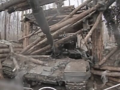 «Бронетроща» на Купʼянському напрямку: воїни полку «Ахіллес» спалили БМП і танк росіян  