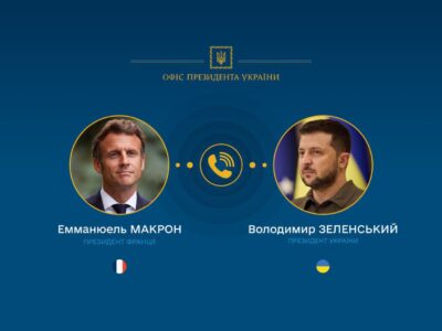 Президенти України та Франції обговорили підтримку української енергосистеми та боротьбу з тіньовим флотом РФ  