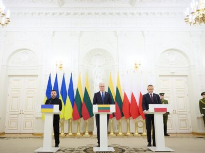 Президенти України, Литви та Польщі обговорили посилення української ППО  