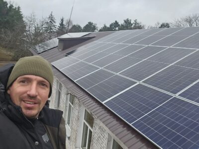 Захисник після служби відкрив бізнес з монтажу сонячних електростанцій  