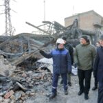 Зруйнована російськими обстрілами київська ТЕЦ