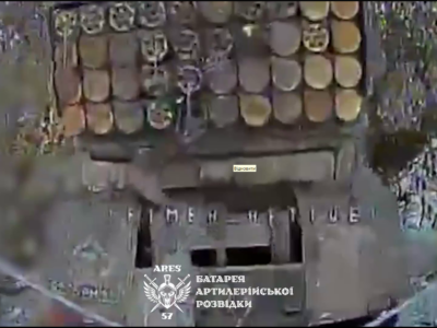 «Град» вибухнув, як бомба: під Вовчанськом видовищно уразили російську РСЗВ  