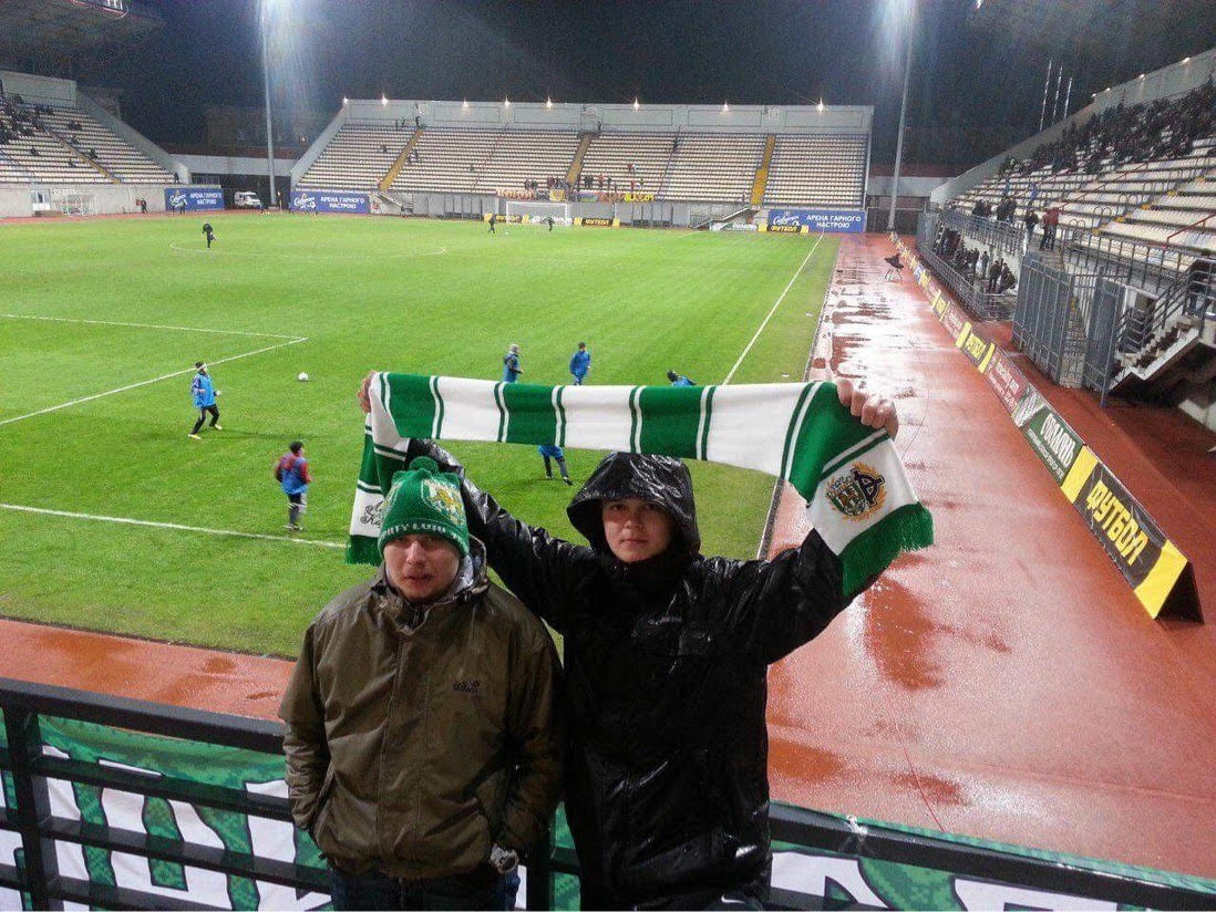 Ростислав Шийко на стадіоні