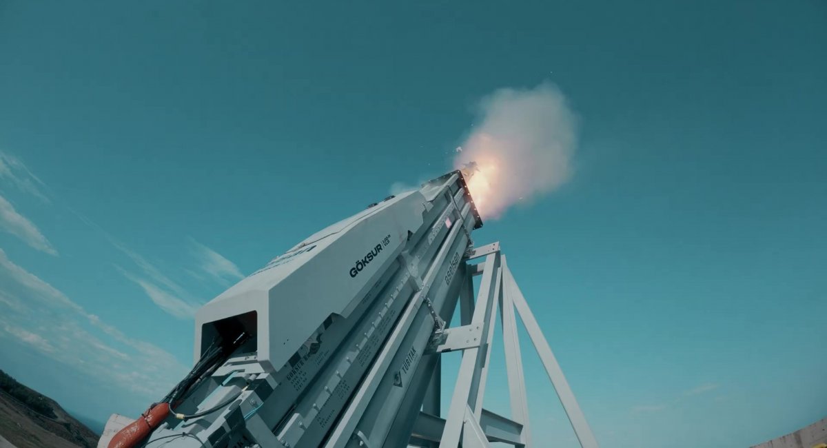 Göksur 100-N від Aselsan — зенітний ракетний комплекс із дальністю до 15 км.