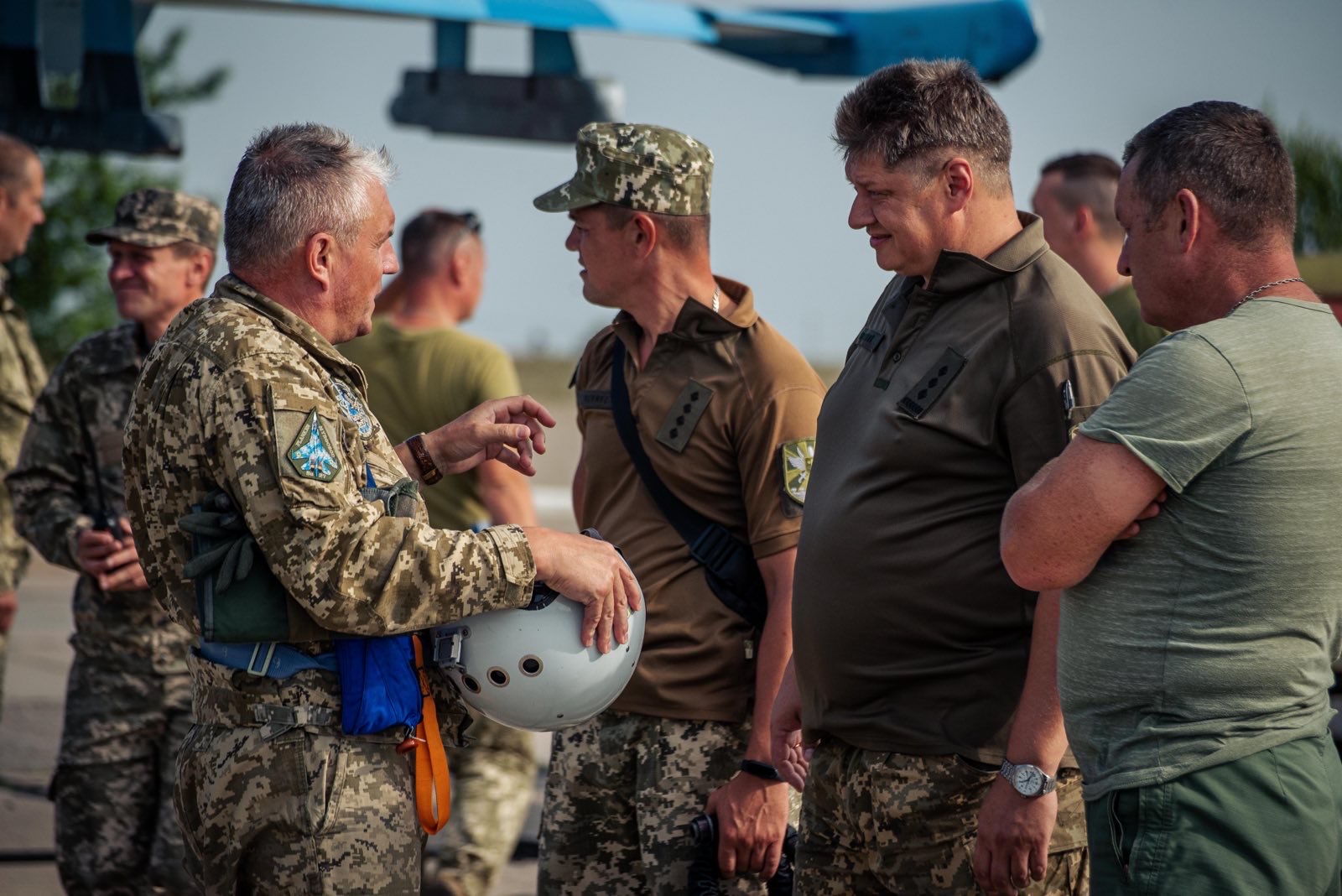 Олександр Оксанченко з побратимами