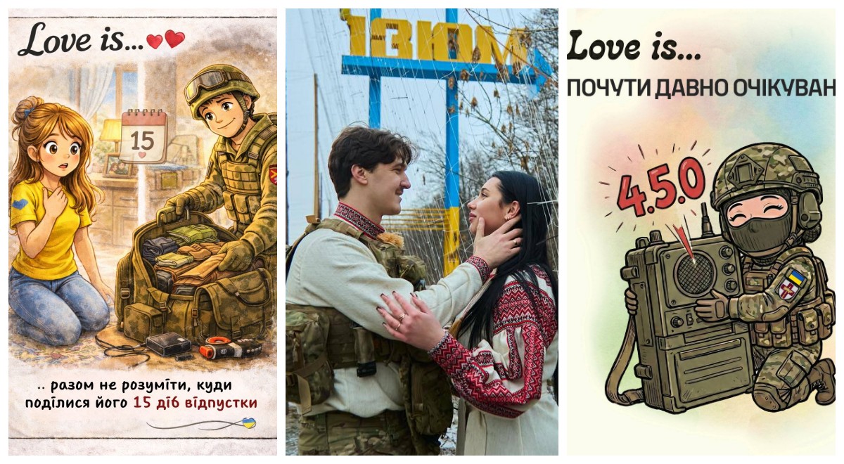 Українські бійці поділились валентинками до Дня закоханих