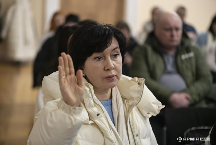 Олена Ковальчук, представниця громадського об’єднання членів родин військовослужбовців 47 бригади «Магура».