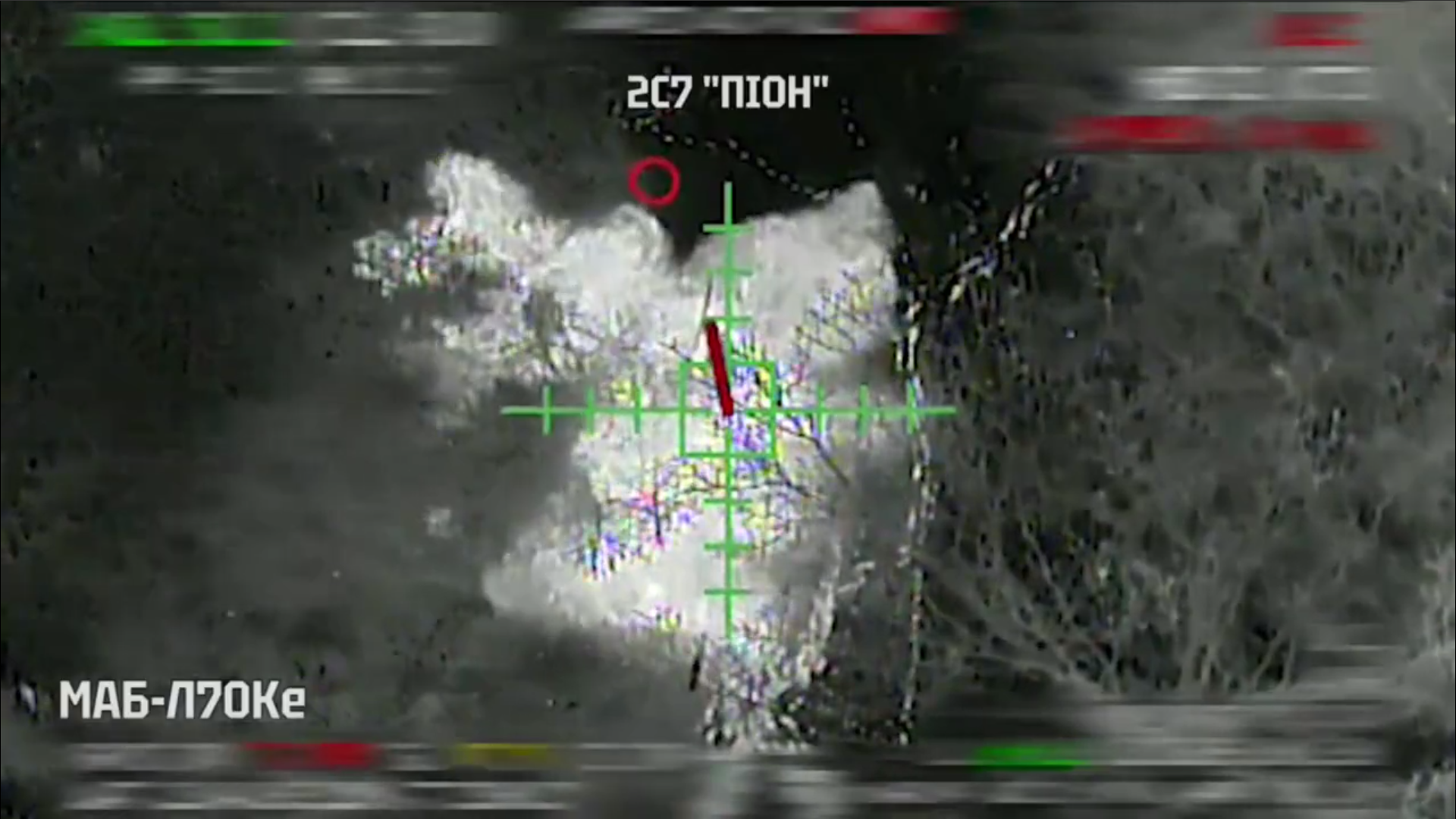 Вибух ворожої техніки