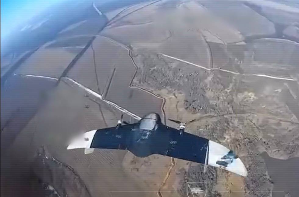 Розвідувальний БПЛА ворога в українському небі