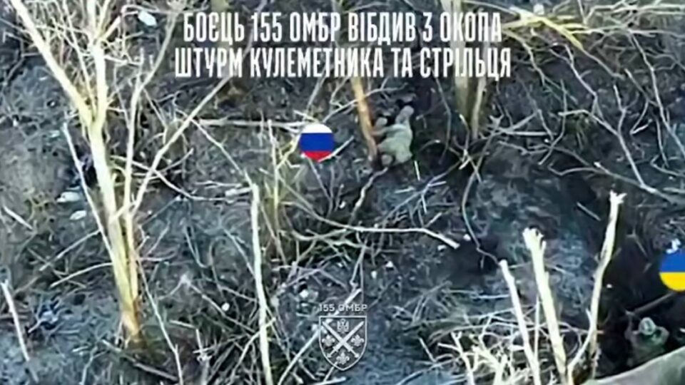 Один проти двох: український воїн знищив у ближньому бою ворожих штурмовиків на Покровському напрямку  