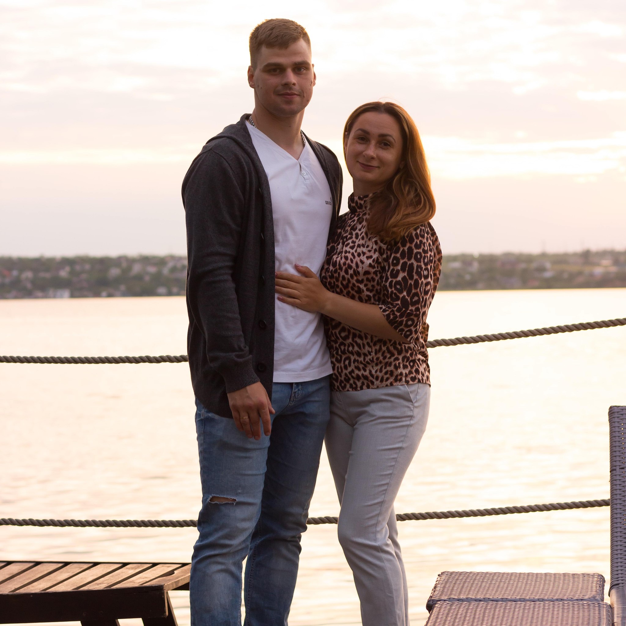 Богдан Усенко з дружиною