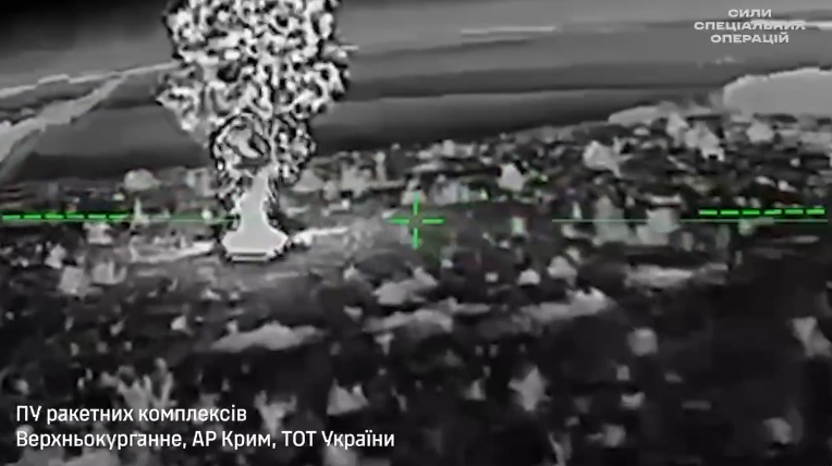 ССО повідомили деталі ураження пункту управління ракетними комплексами окупантів в Криму  