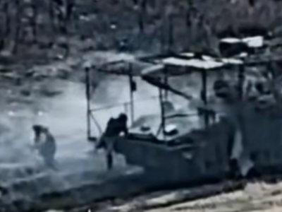 Приїхали і згоріли: на Лиманському напрямку прикордонники зупинили механізований штурм окупантів  