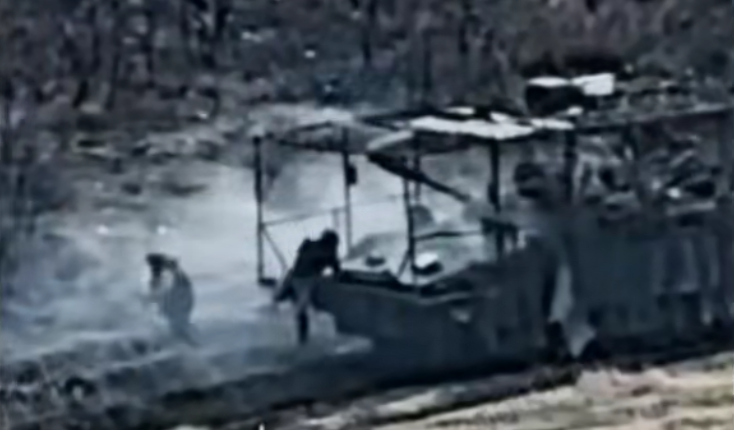 Приїхали і згоріли: на Лиманському напрямку прикордонники зупинили механізований штурм окупантів  