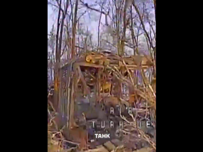 Знищення танка з «роздяганням» — ворожа техніка вимагає кількох наших дронів  