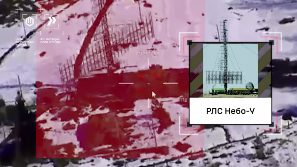 Закрили «Небо-У»: з’явилося відео ураження потужної російської РЛС далеко у тилу  