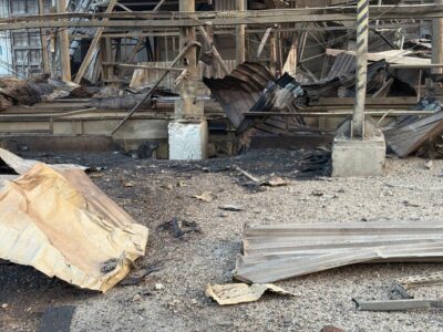 Ворог атакував ударними БПЛА порт Одещини, пошкоджено два цивільні судна  