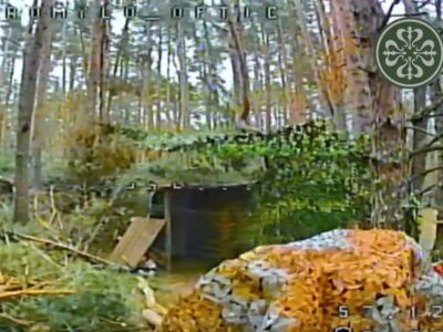 На Харківщині дронарі «Гатила» знищили склад боєкомплектів росіян  