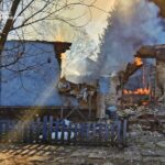 Пошкоджене пожежне депо