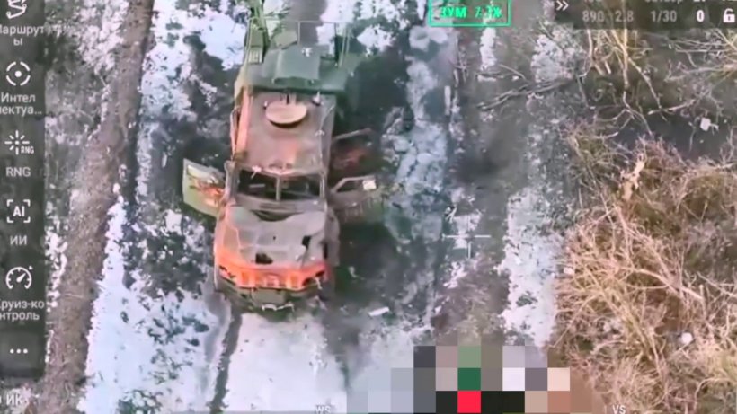 «Град» згорів під землею: на Лиманському напрямку уразили російську РСЗВ з повним залпом  