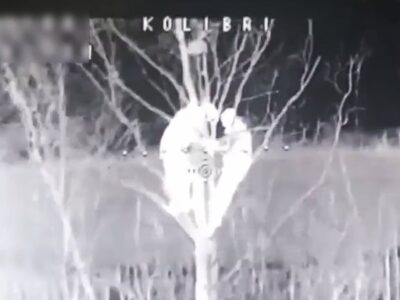 Людина злізла з дерева, а окупанти залізли: дрони уразили їх і там  